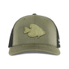 Wavy Embroidered 3D Puff Crappie Hat