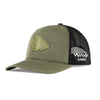 Wavy Embroidered 3D Puff Crappie Hat