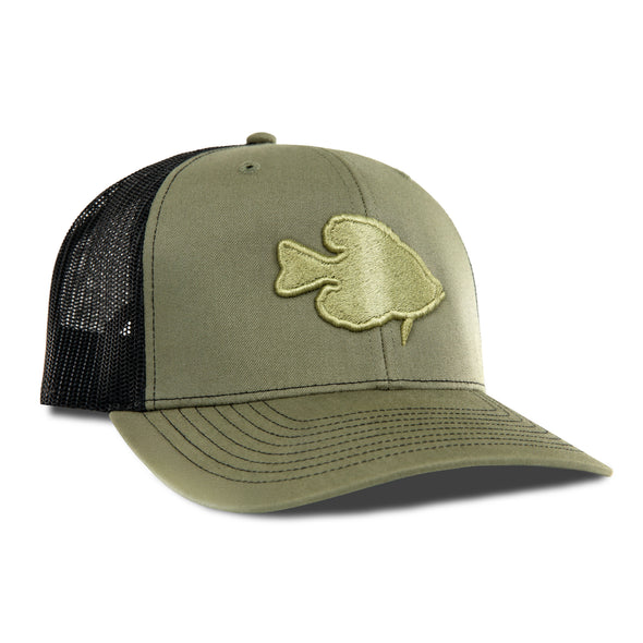 Wavy Embroidered 3D Puff Crappie Hat